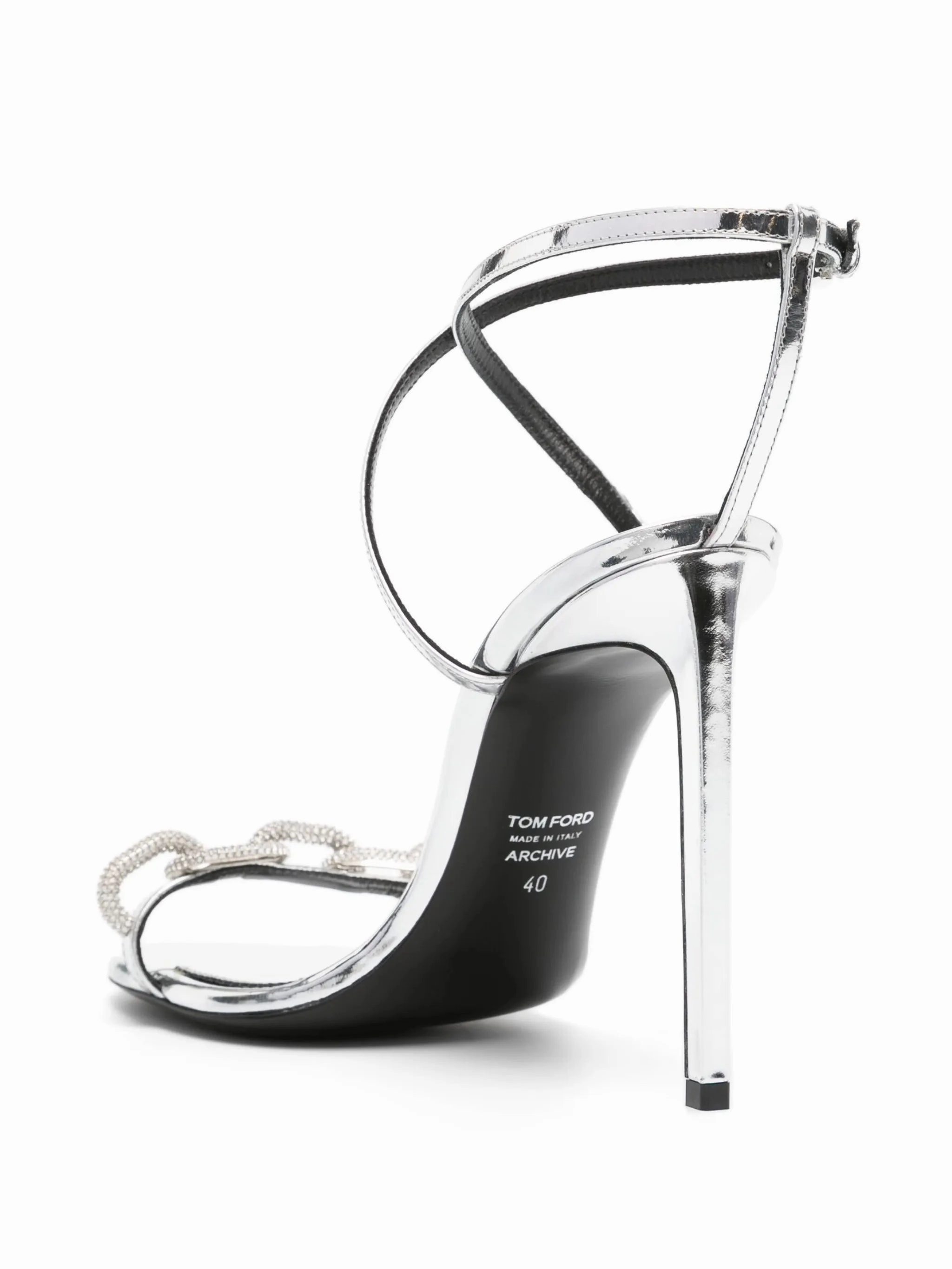 105mm crystal-embellished sandals Mules Sandals