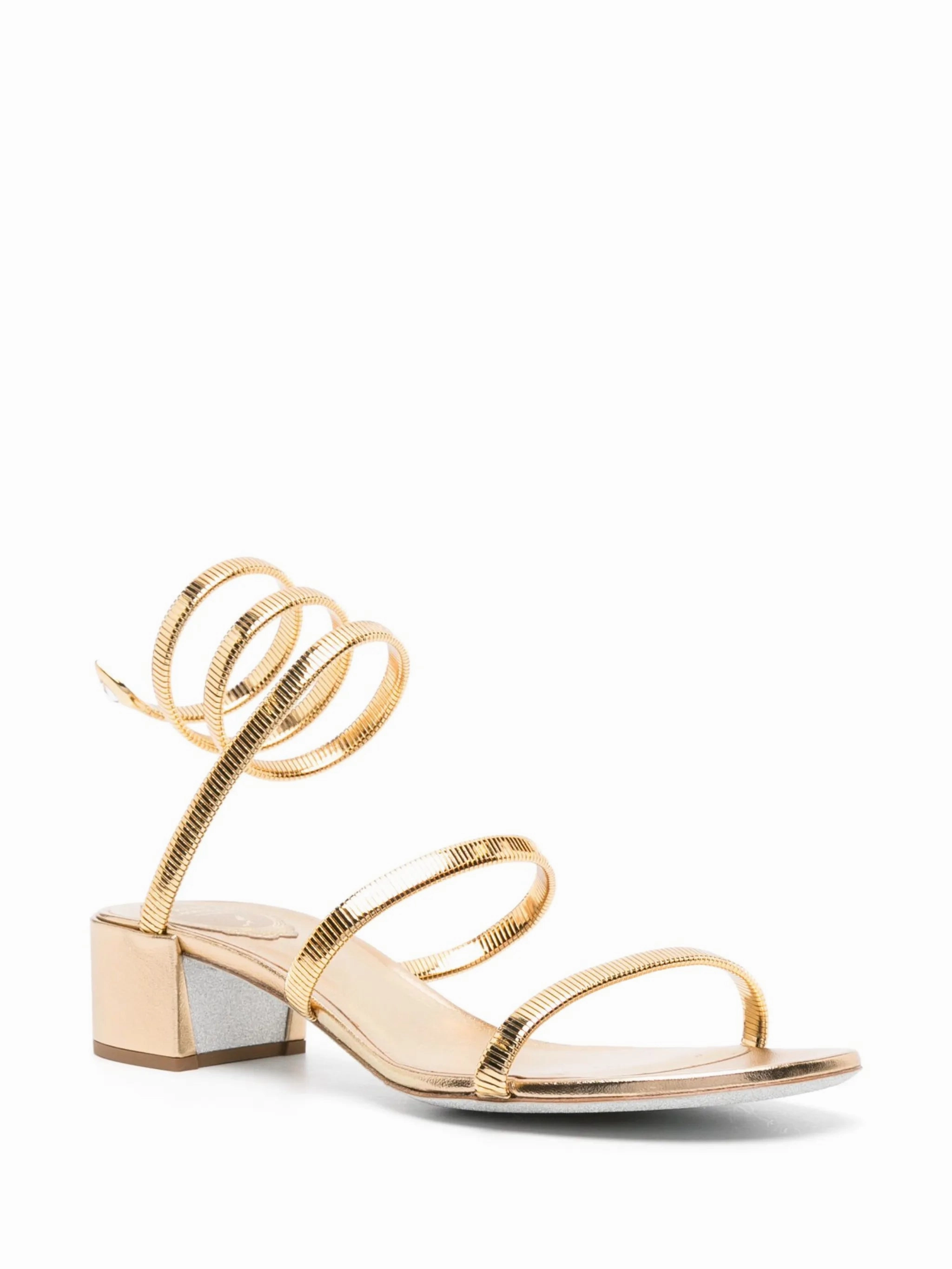 Arch Supporting Sandals 40mm snake-chain spiral sandals