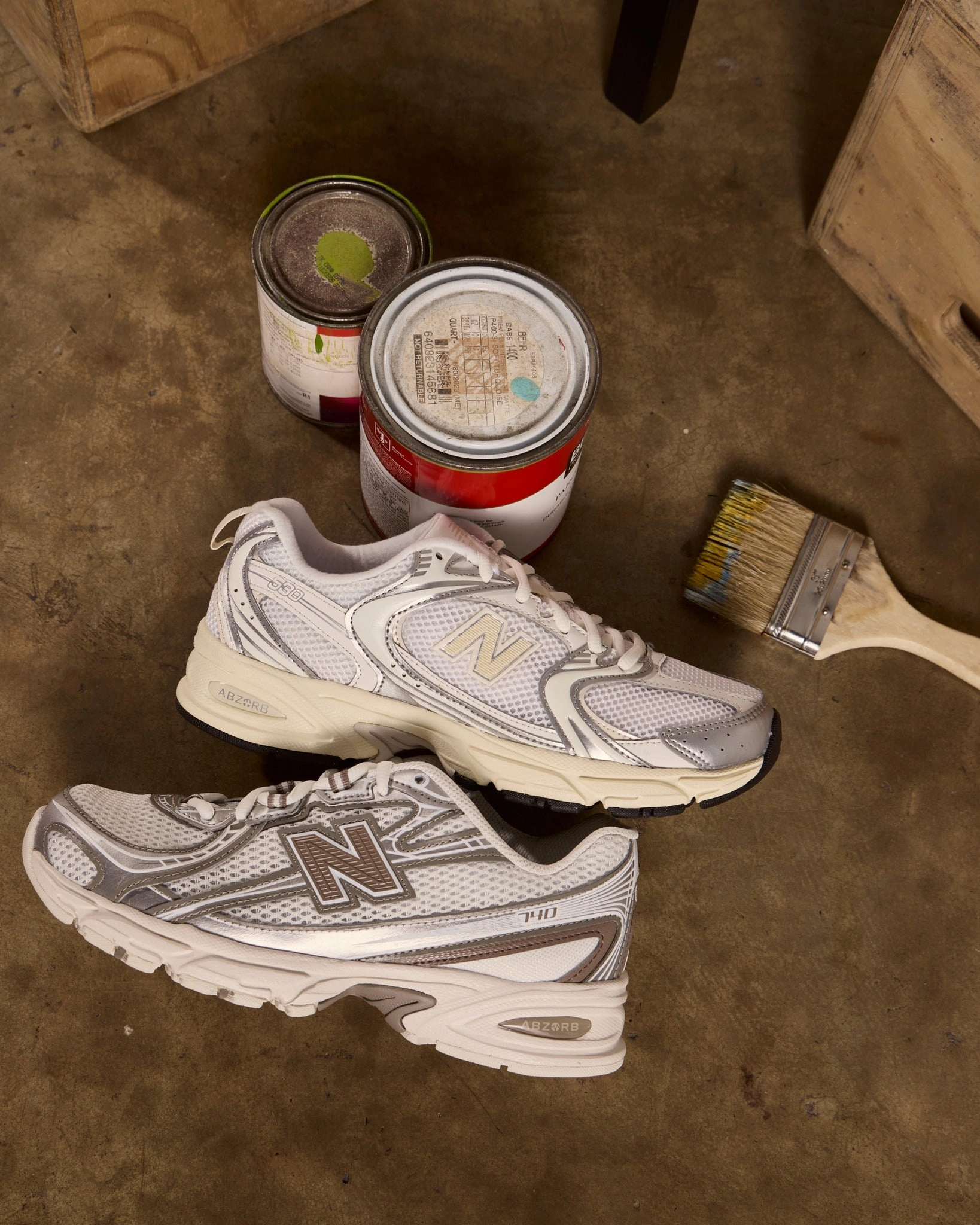 740 Sea Salt Mushroom Old Money Flat Shoes