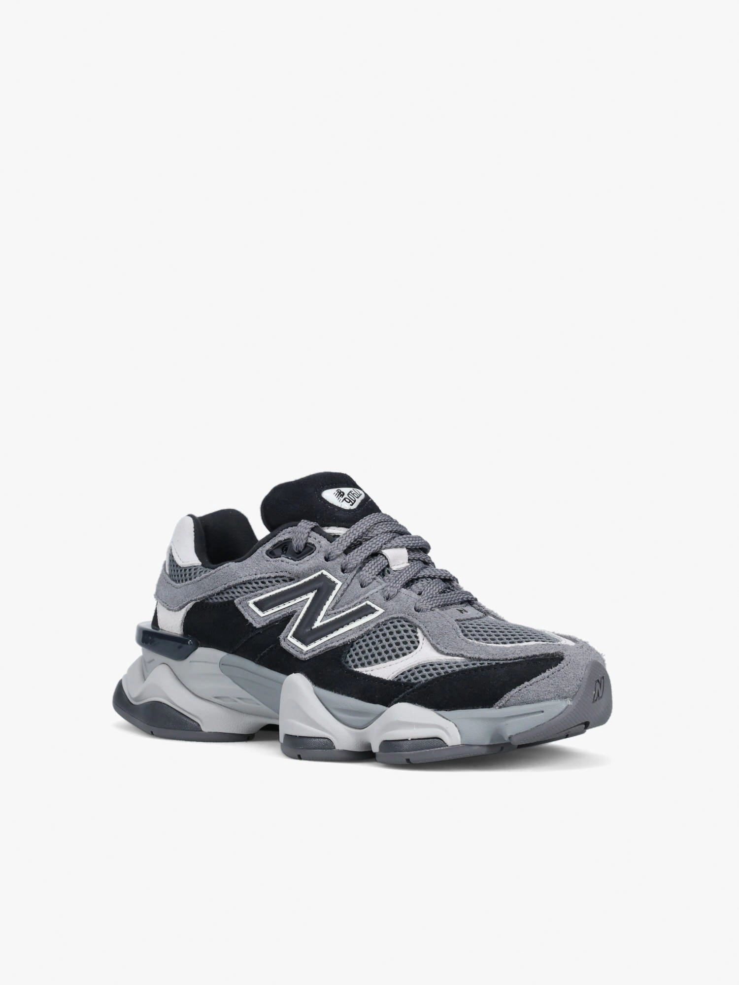 9060 Black Grey suede Flat Wide Running Shoes