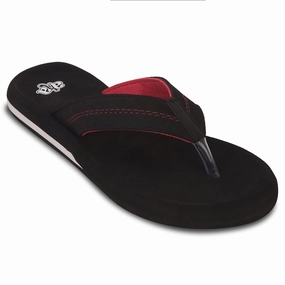 A-HA Black Casual Flip-Flops For Men EXACT By Liberty Gryphon Sandals