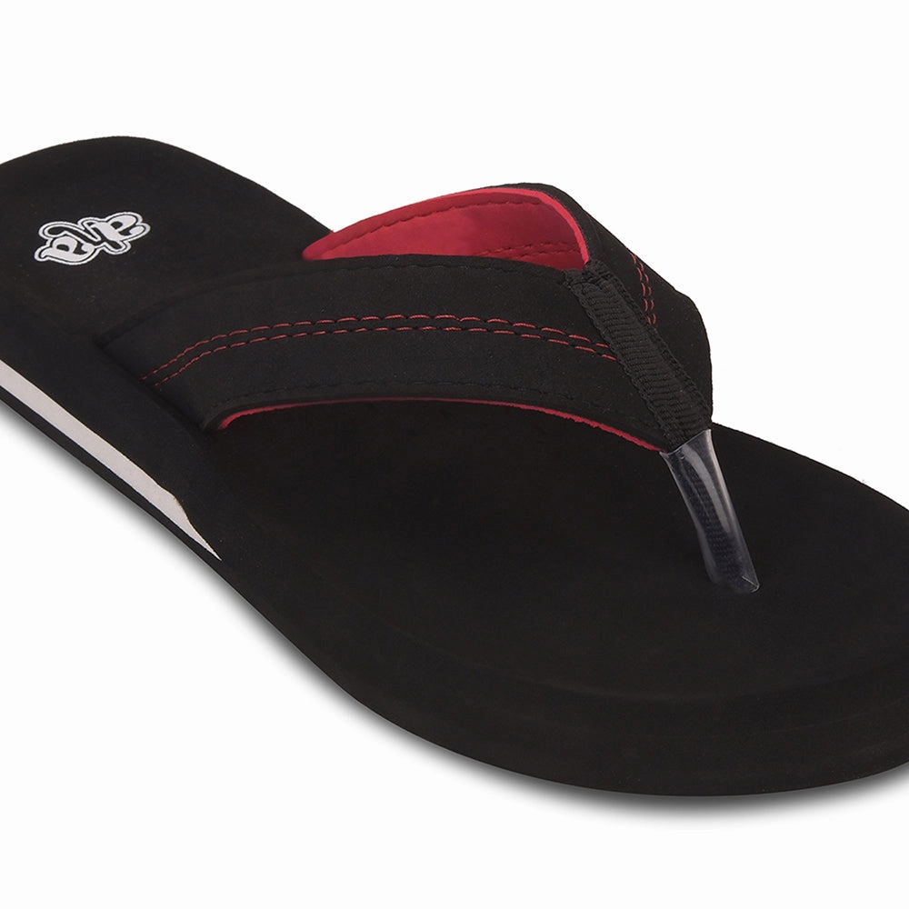Heel Thong Sandals A-HA Black Casual Flip-Flops For Men EXACT By Liberty