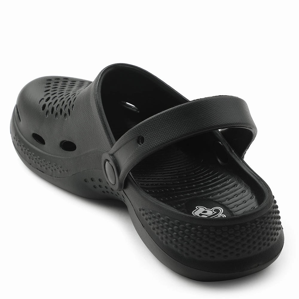 Wedge Mule Sandals A-HA Black Slingback Clogs For Men GMF-02E By Liberty