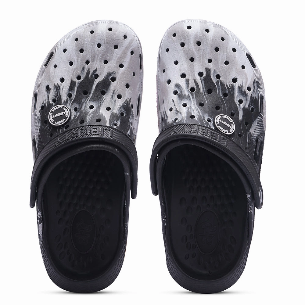 Sandals South Coast A-HA Black Slingback Clogs For Men LPMXT-961E By Liberty