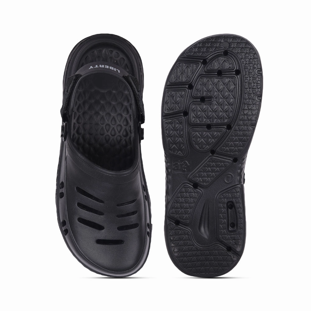 Summer Sandals 2025 A-HA Casual Black Clogs For Men BEACHRIDE By Liberty