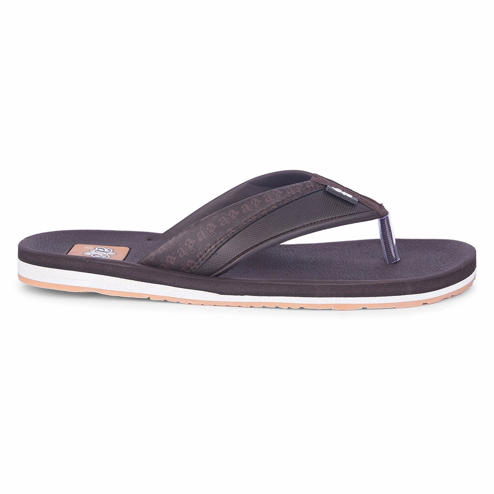 A-HA Casual Brown Flip Flop For Men ANCO-03 By Liberty Sandals Kohls