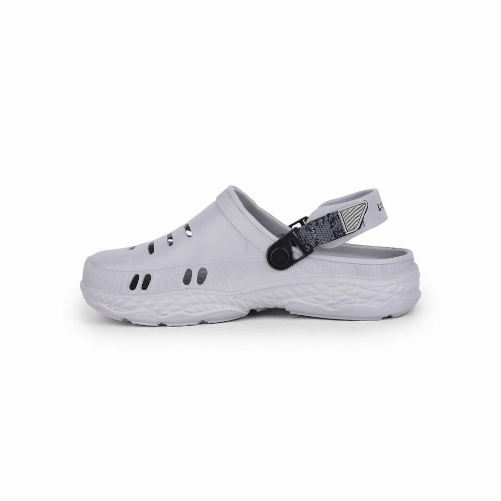 A-HA Casual Light Grey Clogs For Men BEACHRIDE By Liberty Uncle Sandals