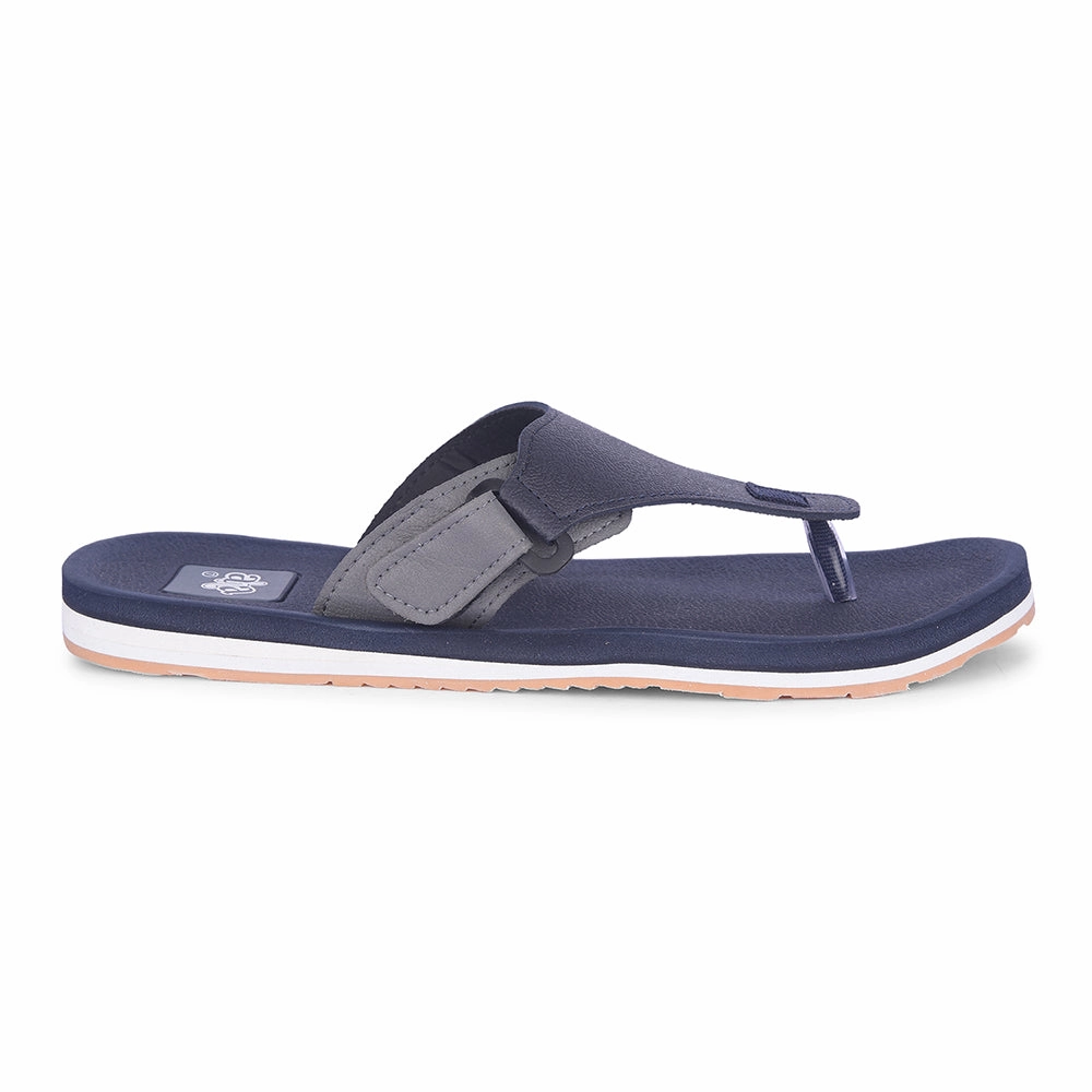 Sandals Milano A-HA Casual Navy Blue Flip Flop For Men ANCO-01 By Liberty