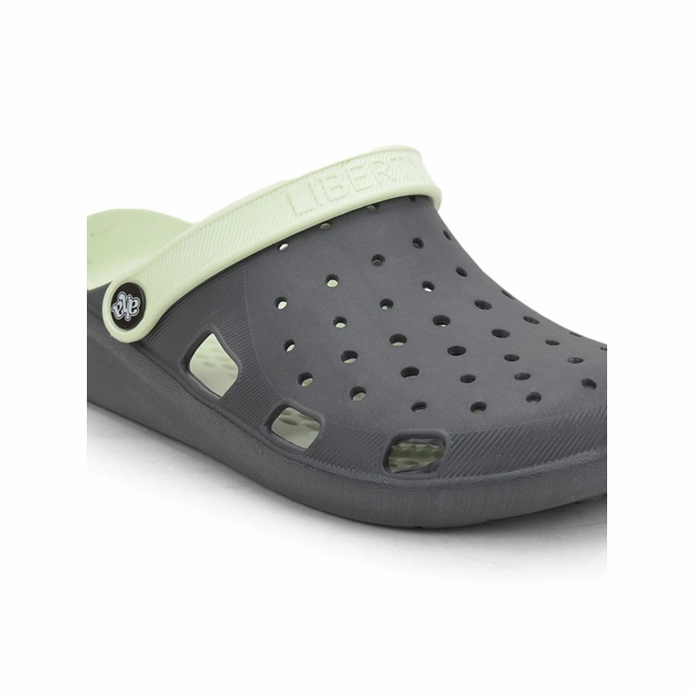 A-HA Dark Grey Slingback Clogs For Men LPMXT-800 By Liberty Sweaty Feet Sandals