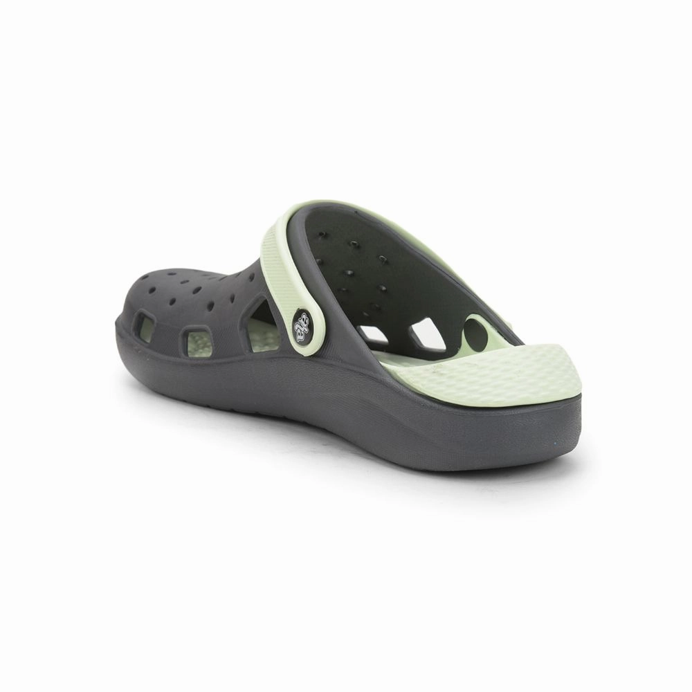 Comfort Wedge Sandals A-HA Dark Grey Slingback Clogs For Men LPMXT-800 By Liberty