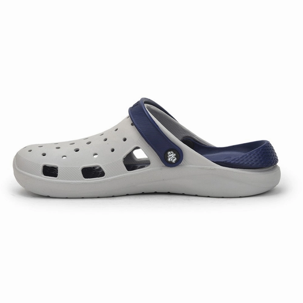 Recovery Sandals A-HA Grey Slingback Clogs For Men LPMXT-800 By Liberty