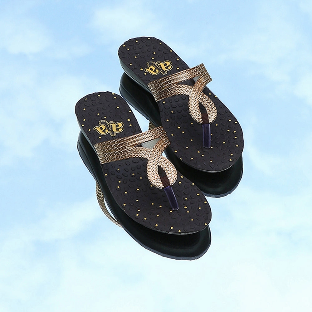 Despicable Me Minions Slippers A-HA By Liberty ETHNIC-05 Women Ethnic Copper Slippers