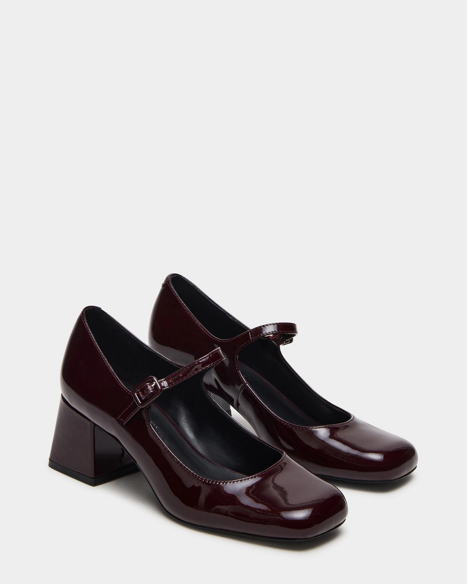 DARCEY WINE PATENT Platform Loafers With Tassels