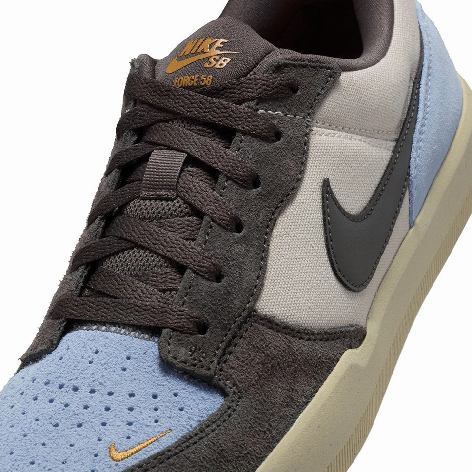 Best Basketball Shoes 2013 Nike SB Force 58 Light Orewood Brown Psychic Blue Shoes