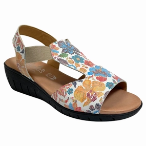 Valeria's Jerilyn Flores Azul Sandal (Women's) Best Travel Sandals