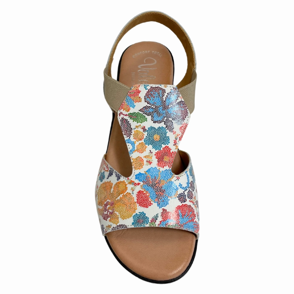 Valeria's Jerilyn Flores Azul Sandal (Women's) Sandals Drawing