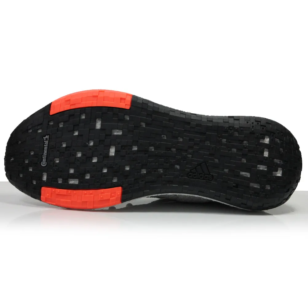 Lightweight Cushioned Breathable Running Shoes adidas Pulseboost HD Women's Running Shoe -Grey/White/Hi-Res Coral