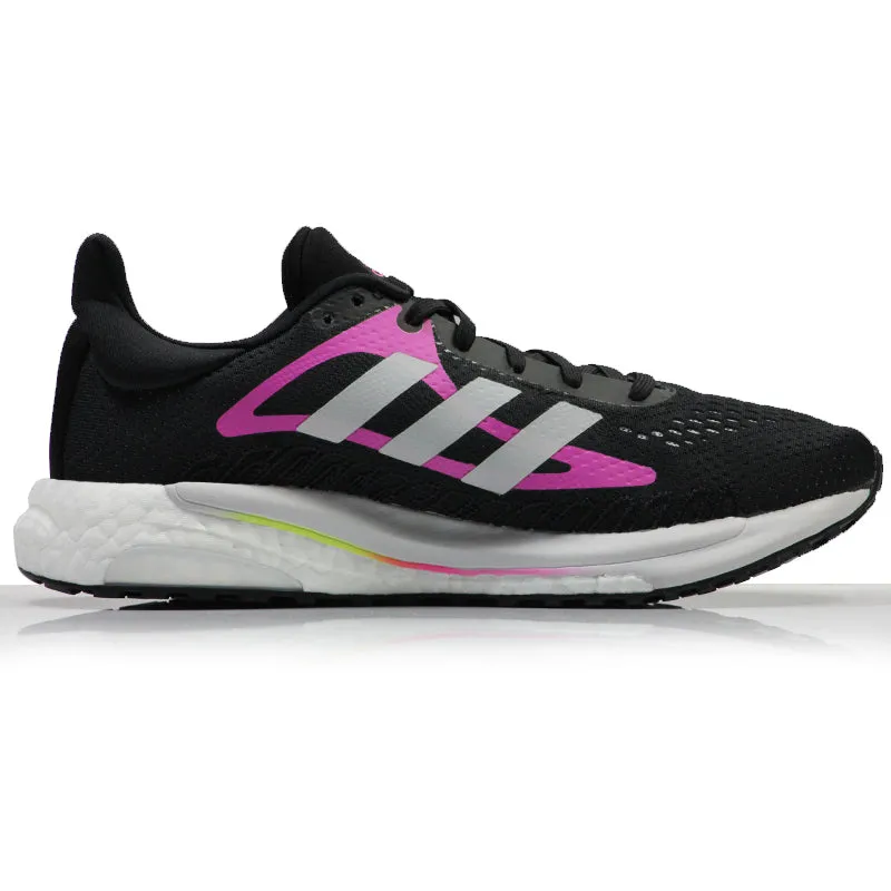 My Running Shoes adidas Solar Glide 3 Women's Running Shoe - Core Black/White/Screaming Pink