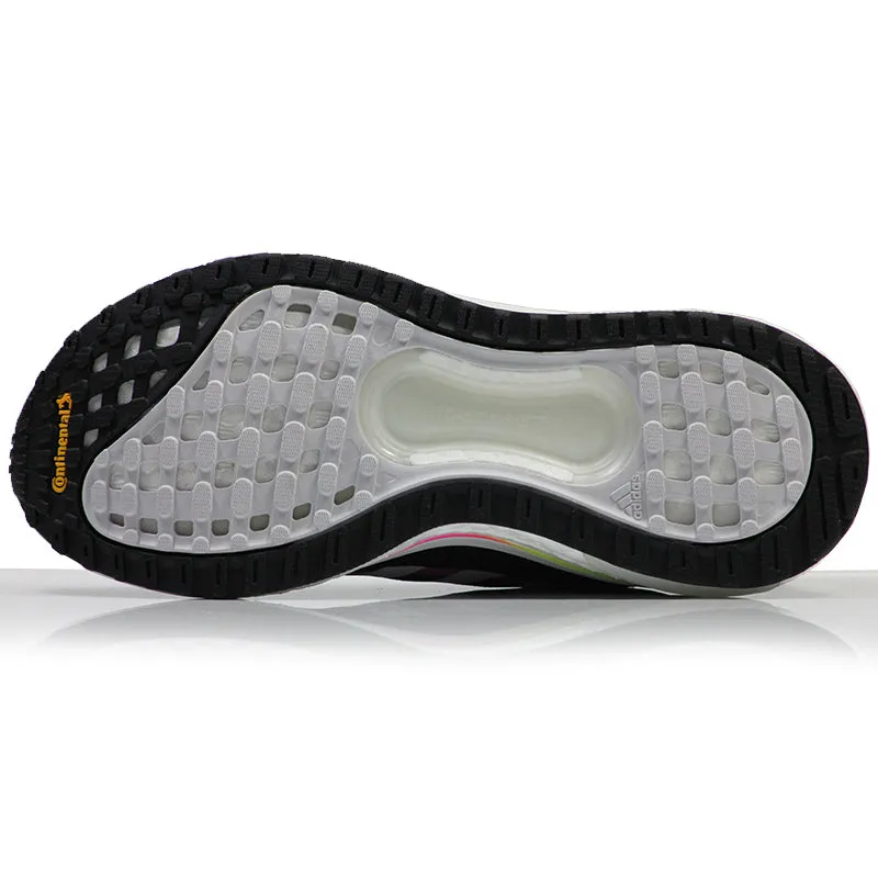 adidas Solar Glide 3 Women's Running Shoe - Core Black/White/Screaming Pink Casual Running Shoes