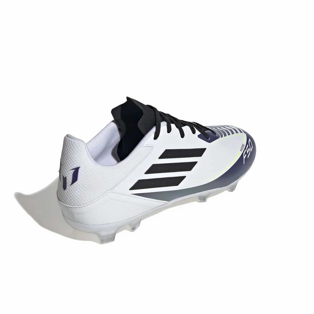 adidas - Unisex F50 League Messi Firm/Multi-Ground Soccer Cleats (IE9073) Soccer Ball Cleats And Shin Guards