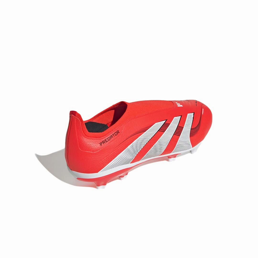 adidas - Unisex Predator League Laceless Firm Ground/Multi Ground Soccer Cleats (ID3859) Skin Phantom Soccer Cleats