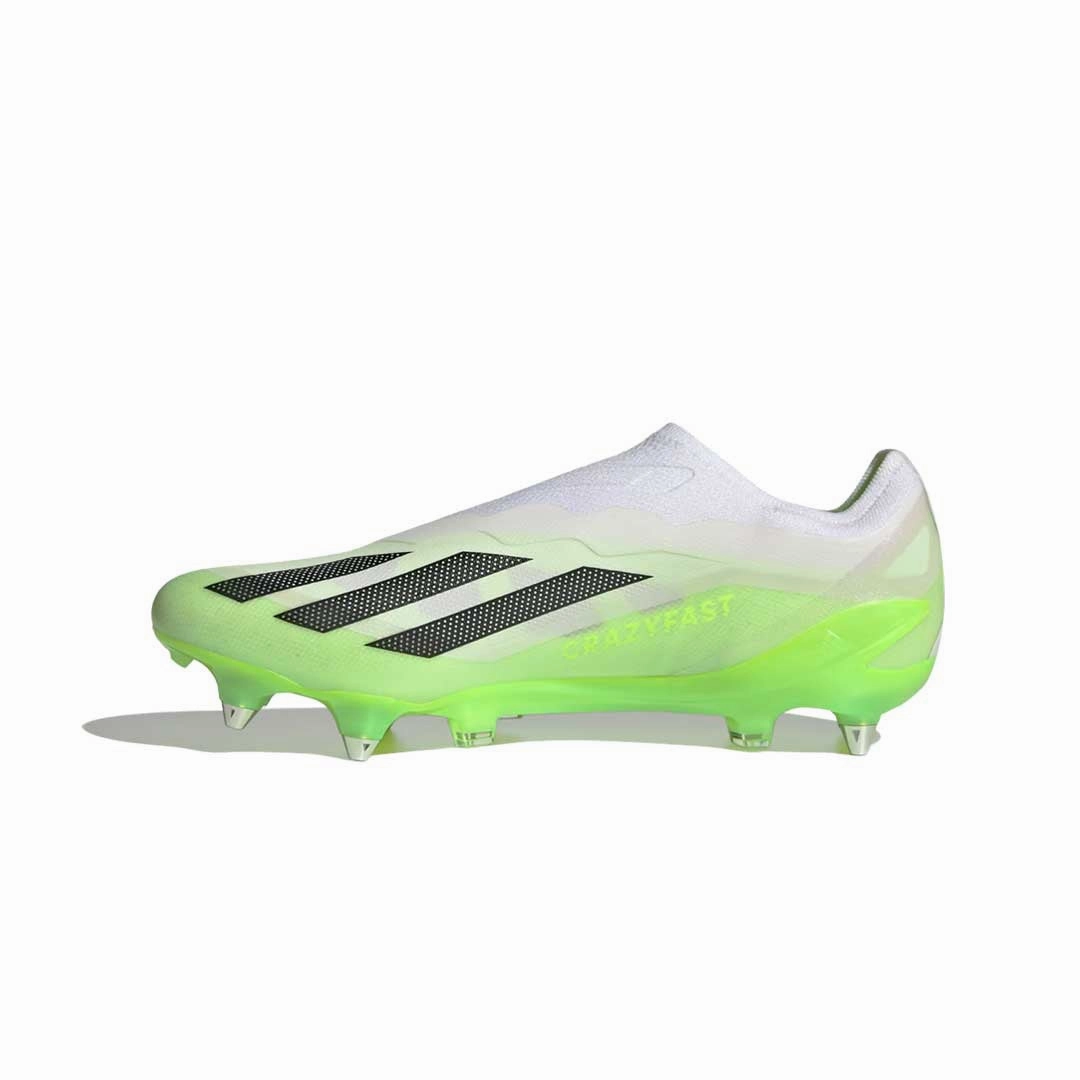 Soccer Cleats Fashion adidas - Unisex X Crazyfast.1 Laceless Soft Ground Soccer Cleats (IE6637)