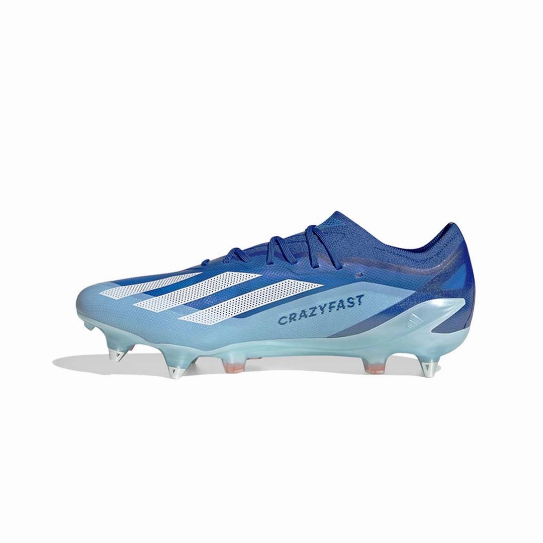 adidas - Unisex X Crazyfast.1 Soft Ground Soccer Cleats (IE6628) Softball Cleats Vs Soccer Cleats