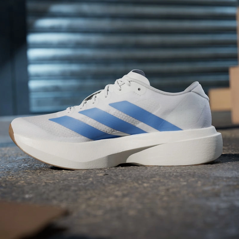 adidas Adizero Evo SL Women's Running Shoe - Cloud White/Blue Fusion/Off White Minimal Running Shoes