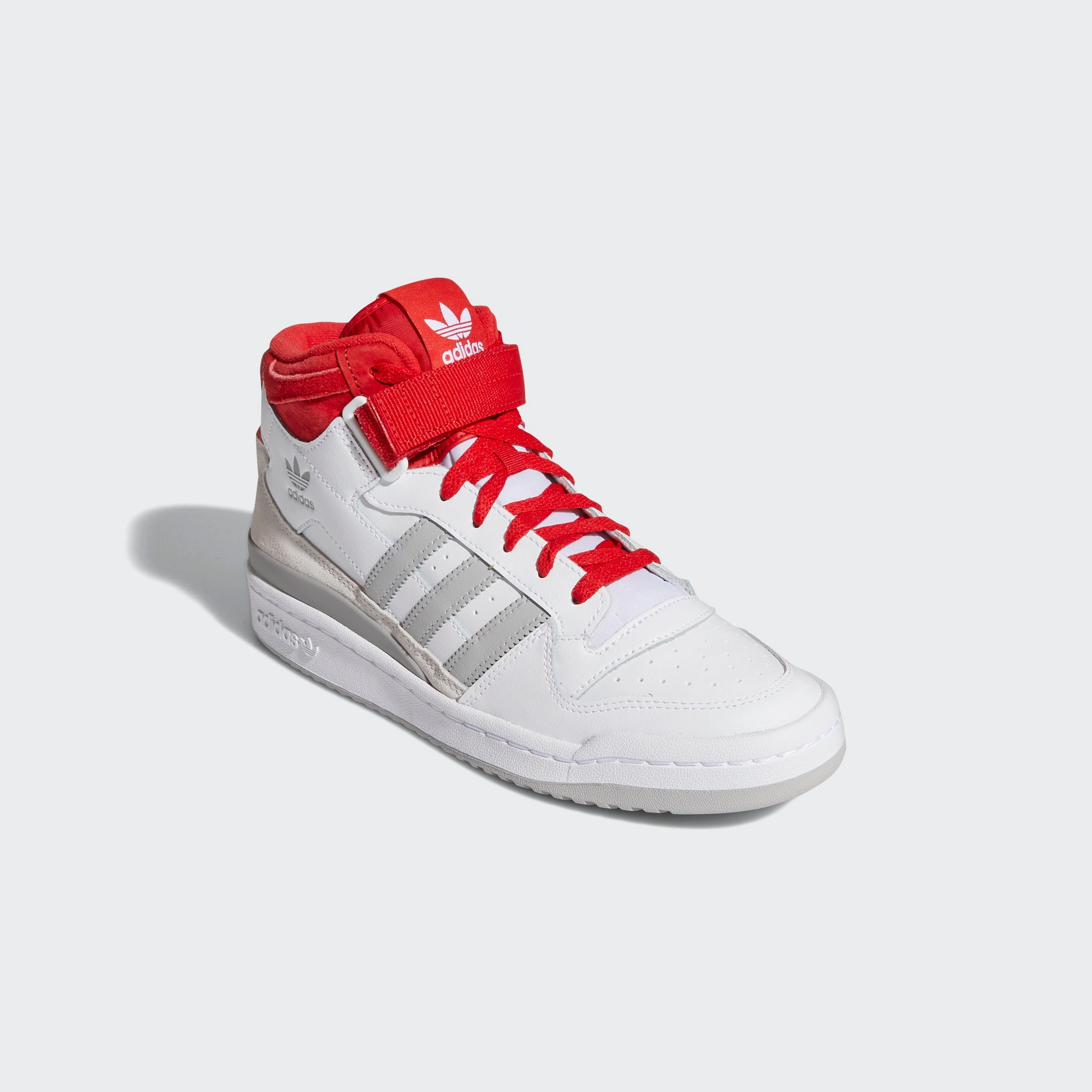Adidas Forum Mid 'White Red' Basketball Shoes Designs