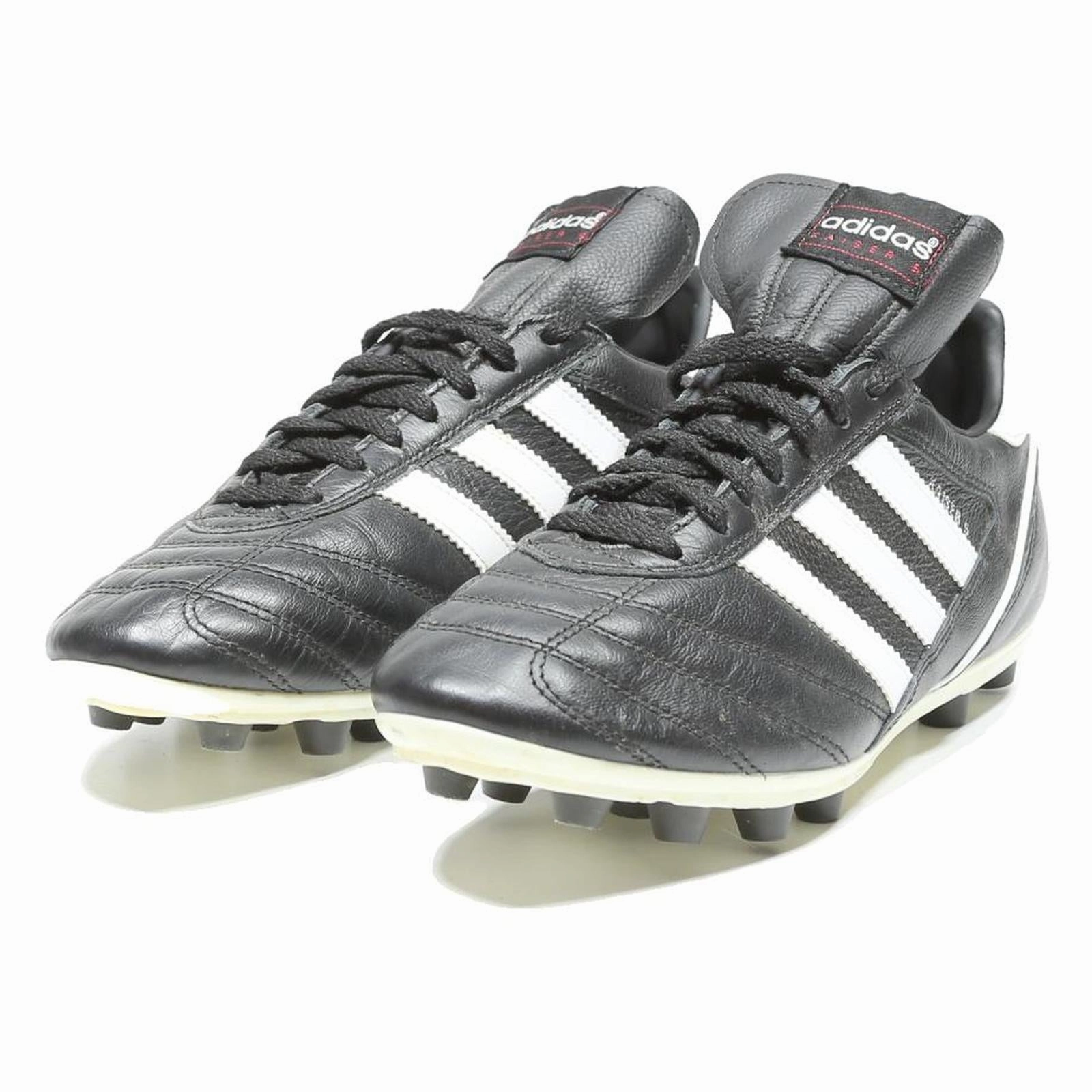 ADIDAS Kaiser 5 Mens Football Boots Black White Synthetic UK 6 Classic Studs Frye Harness Boots