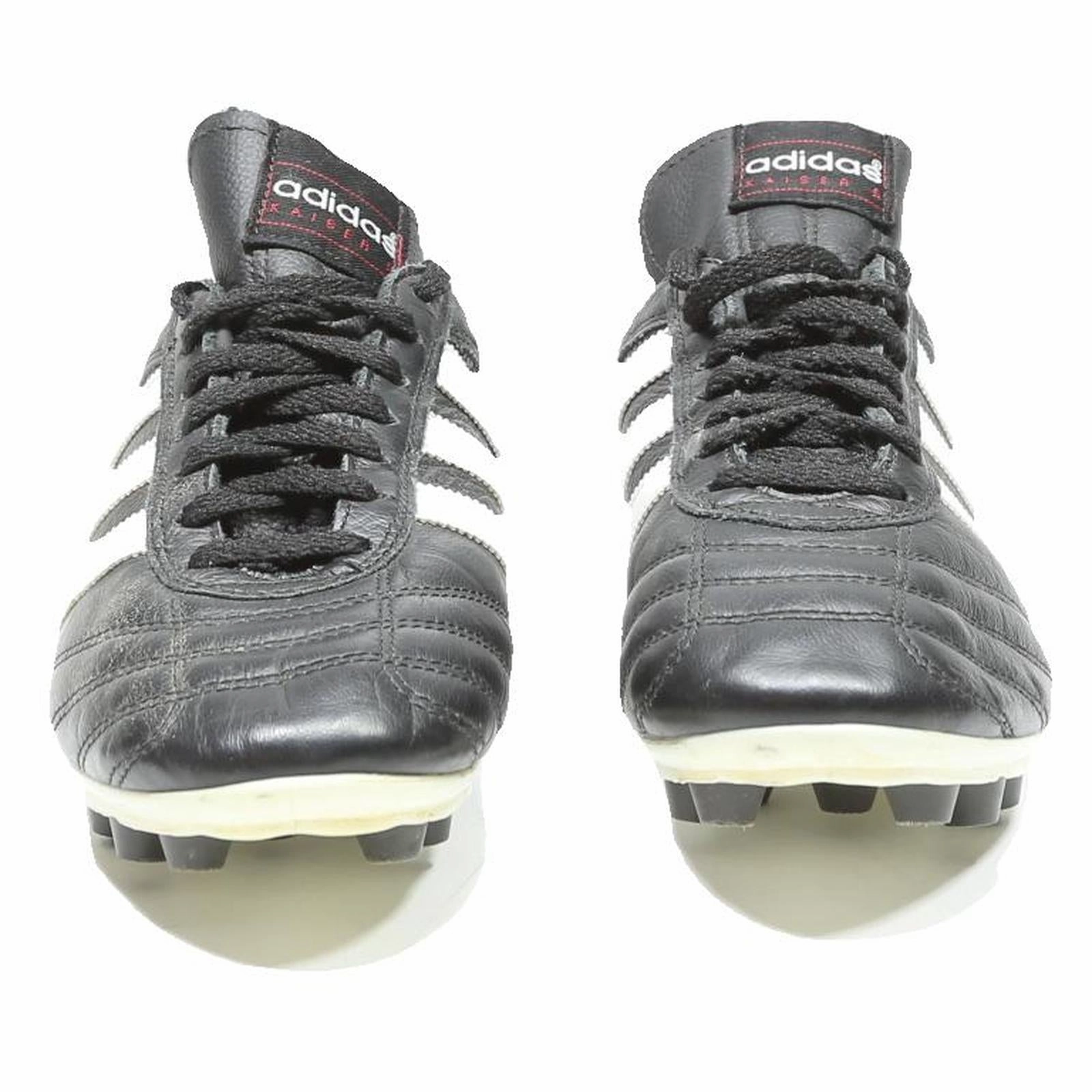 ADIDAS Kaiser 5 Mens Football Boots Black White Synthetic UK 6 Classic Studs Boots Austin