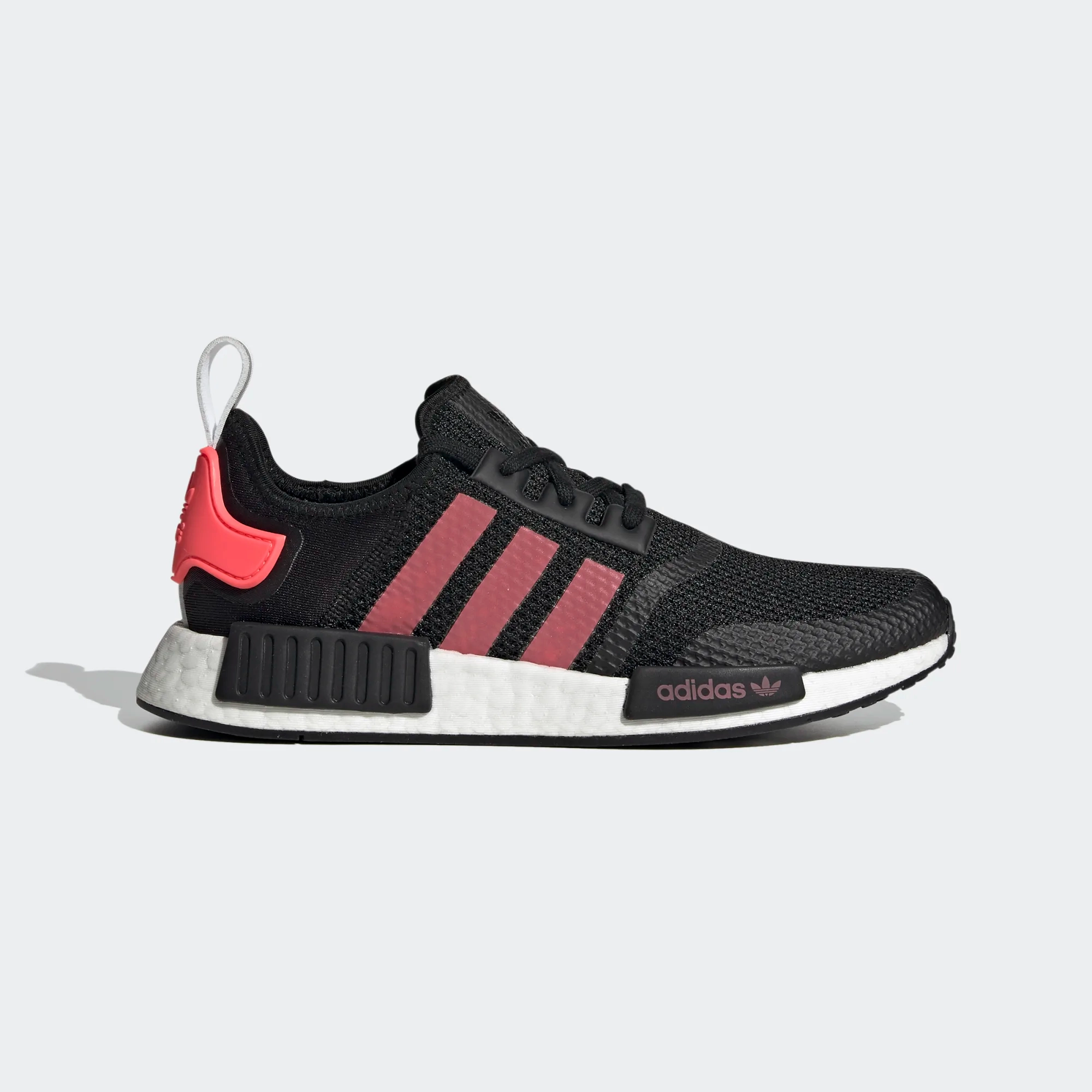 Adidas Men's NMD R1 Shoes - Core Black / Signal Pink / Cloud White Adidas Supernova Running Shoes