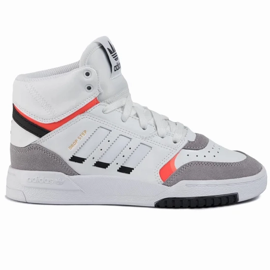 Adidas Originals Scarpa sneakers da ragazzo Drop Step EE8755 bianco-grigio-arancio Silver Puma Sneakers