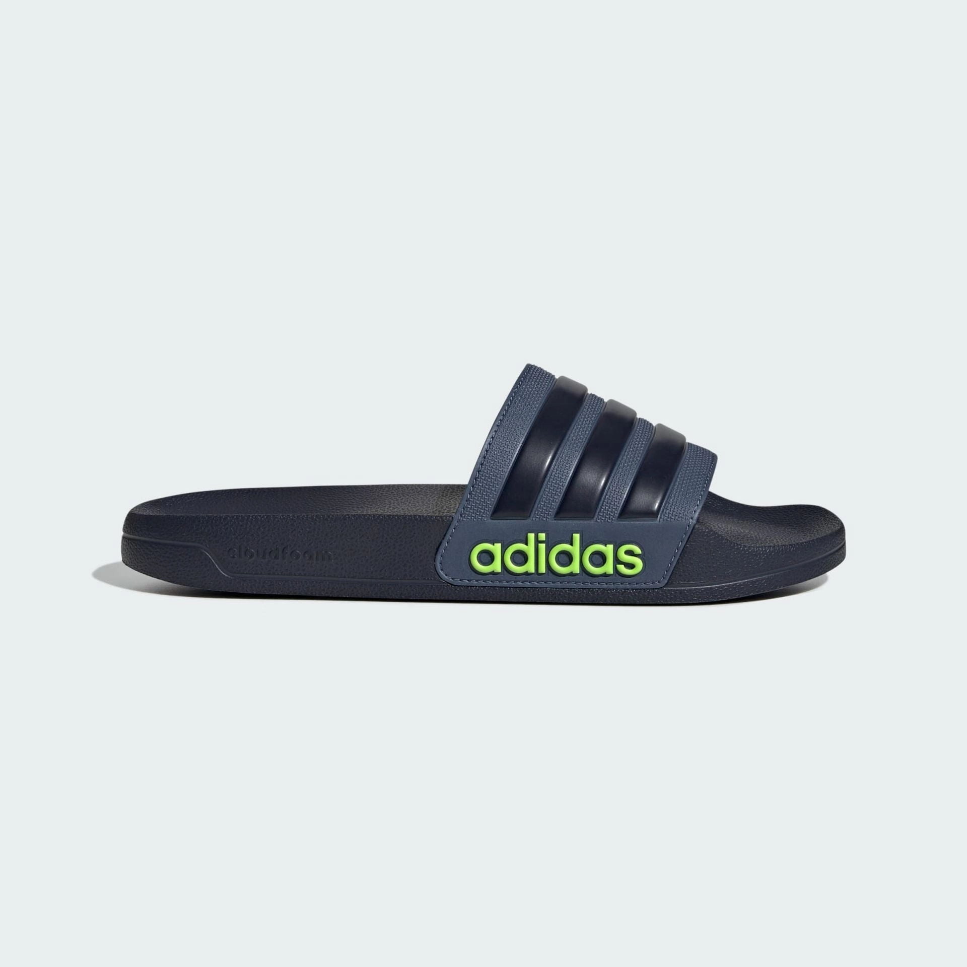 Top Adidas Running Shoes ADILETTE SHOWER SLIDES - Legend Ink / Preloved Ink / Lucid Lemon
