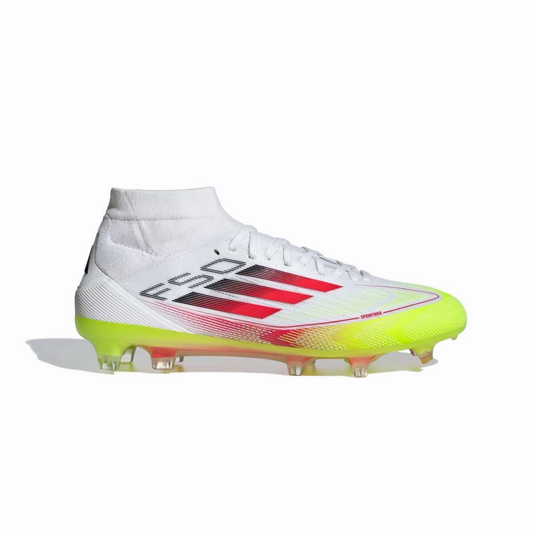 adidas - Women's F50 Pro Mid-Cut Firm Ground Cleats (IE1462) Laceless Fg Soccer Cleats
