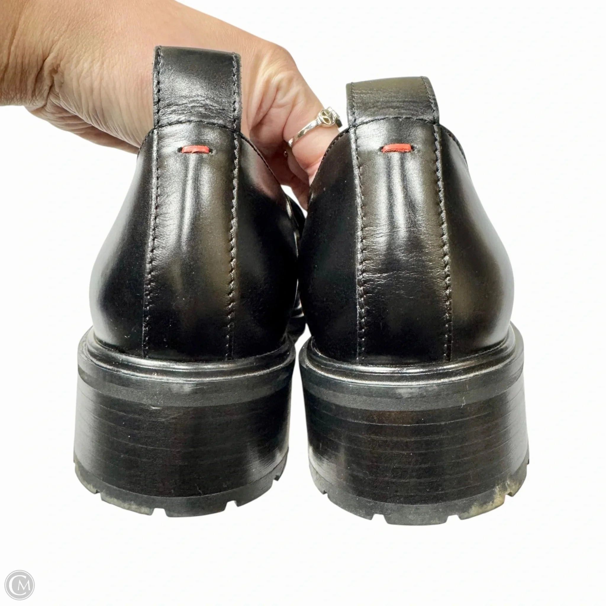 Shoes Flats By Aeyde In Black, Size: 9.5 J Crew Loafers