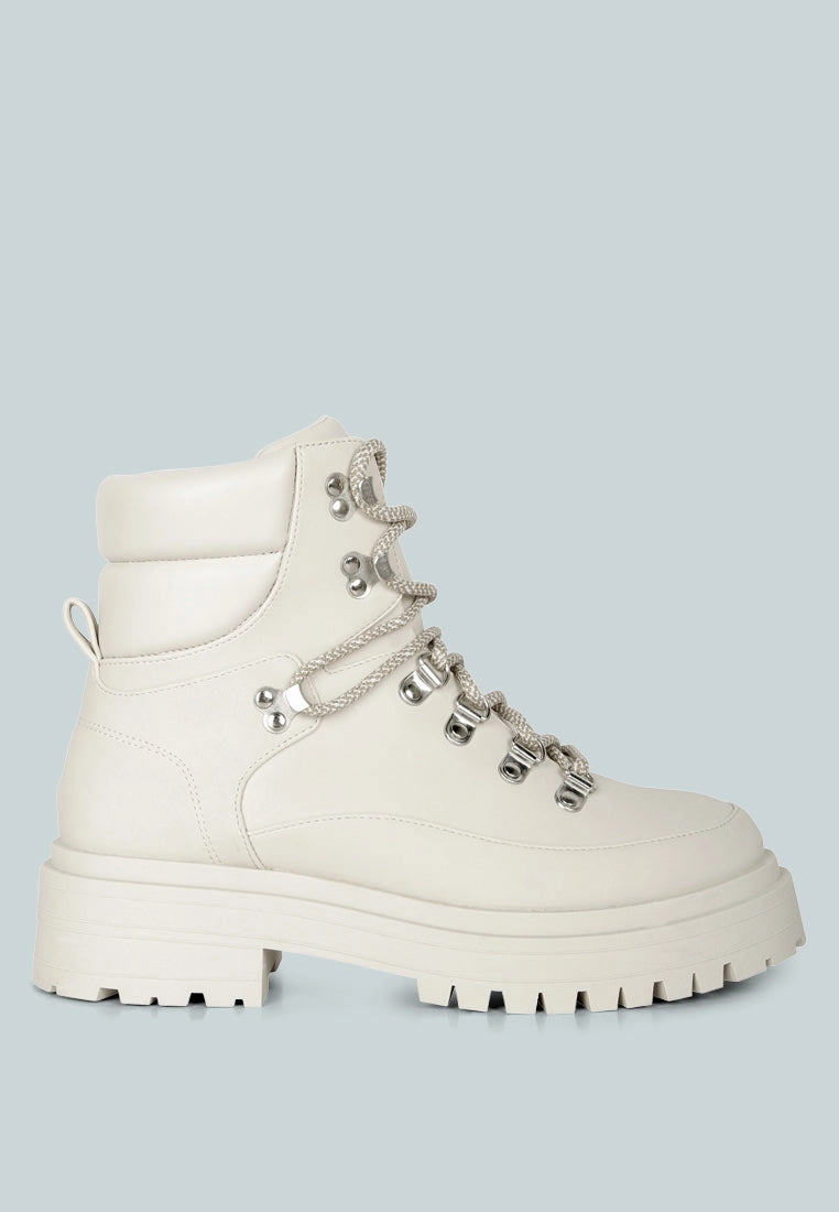 goliath lace up chunky biker boots Lacrosse Boots