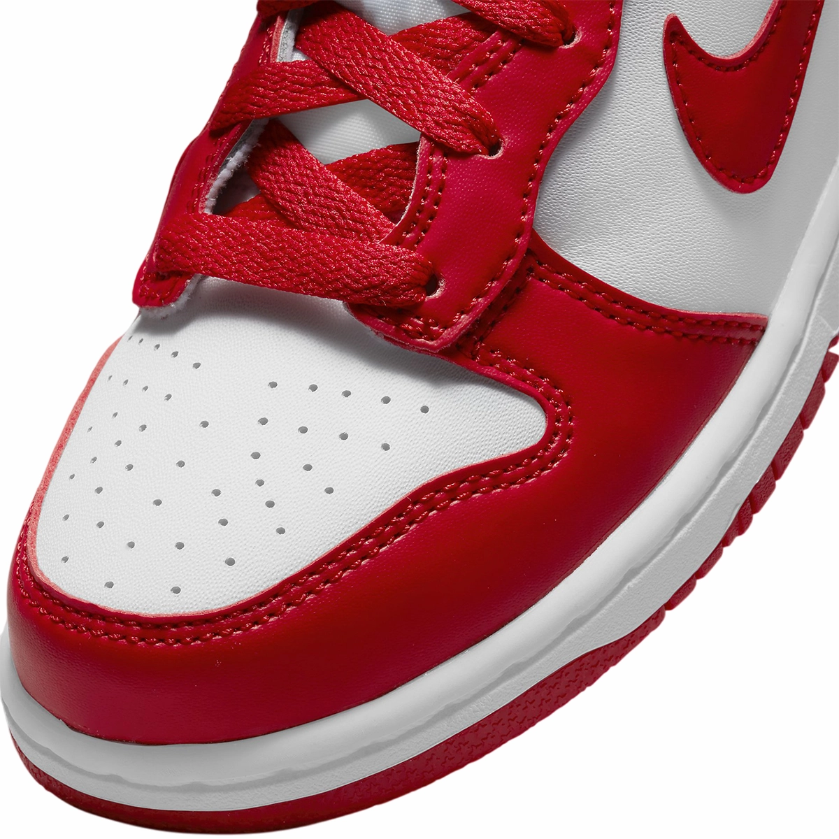 Nike scarpa Sneakers da bambino Dunk High PS DD2314-106 bianco-rosso High Heel Wedge Sneakers