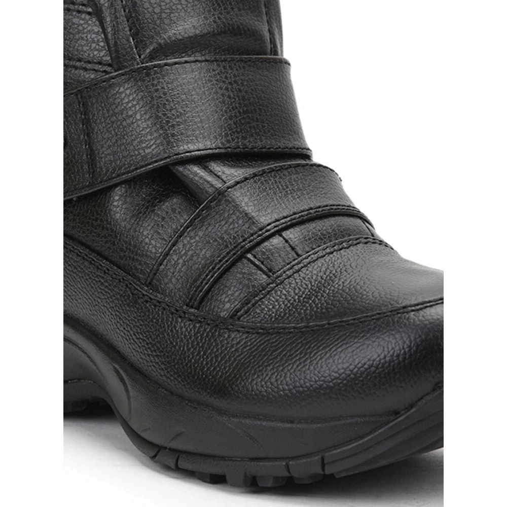 Boots Pointed Toe Freedom By Liberty Mens EVREST-FUR Casual Black Lacing Boots