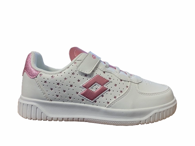 Size Sneakers Lotto scarpa da ginnastica da bambina Venus 1 AMF STR CL S 219415 AFS white cashmere ros