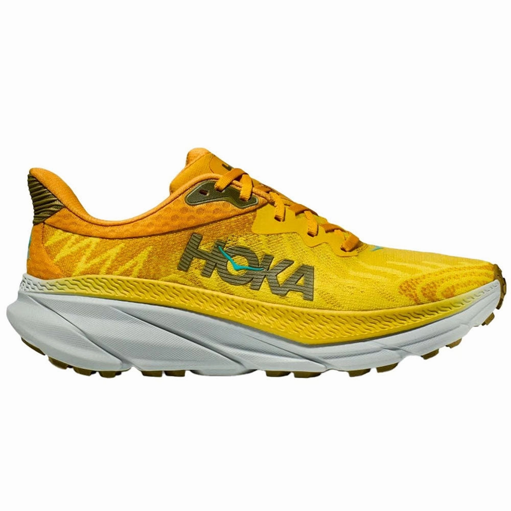 Men's Hoka Challenger ATR 7, Passion Fruit/Golden Yellow, 11 D Medium Work Shoes