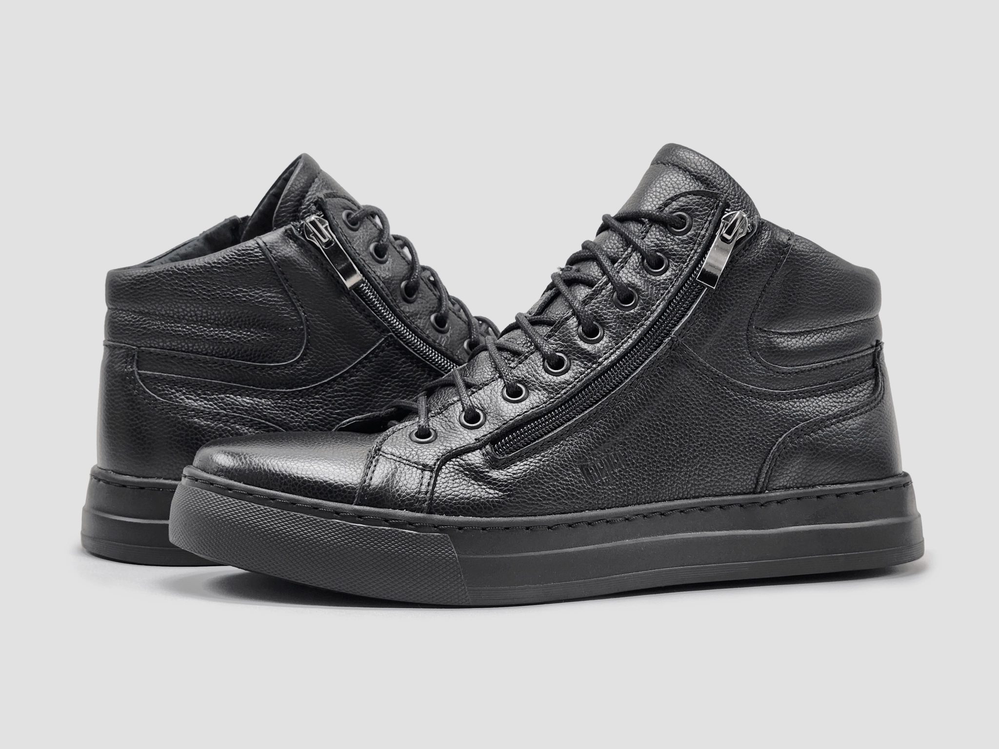 Men's Classic Zip-Up Leather Boots - Black Ariat Sierra Work Boots