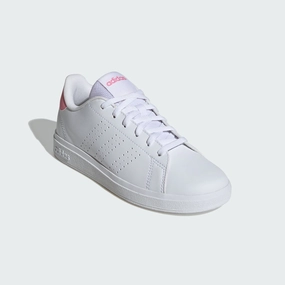 ADVANTAGE BASE 2.0 SHOES KIDS - Cloud White / Bliss Pink / Core Black Adidas Gazelle Hello Kitty Shoes