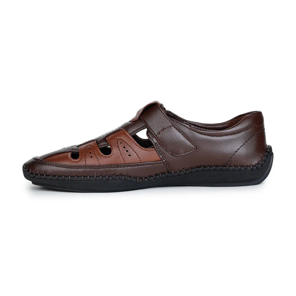 Coolers Formal (Brown) Sandals For Men BM-6N By Liberty Men Sandals
