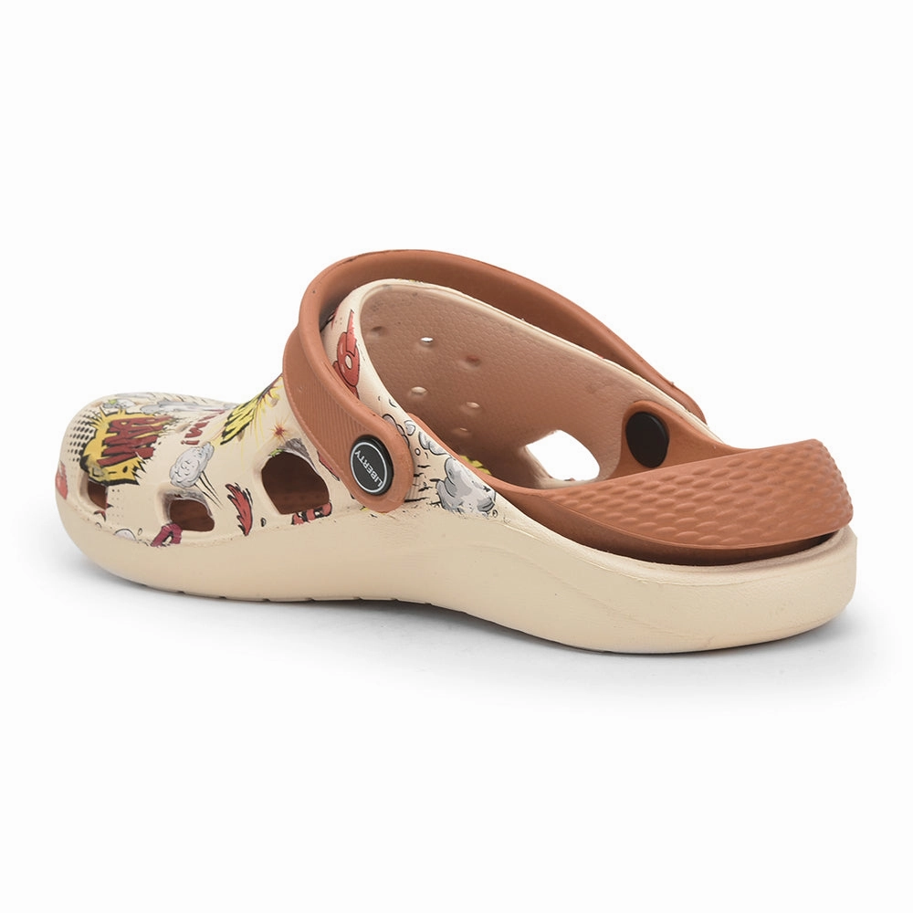 A-HA By Liberty LPMXT-810 Men Cream Clogs Popular Sandals