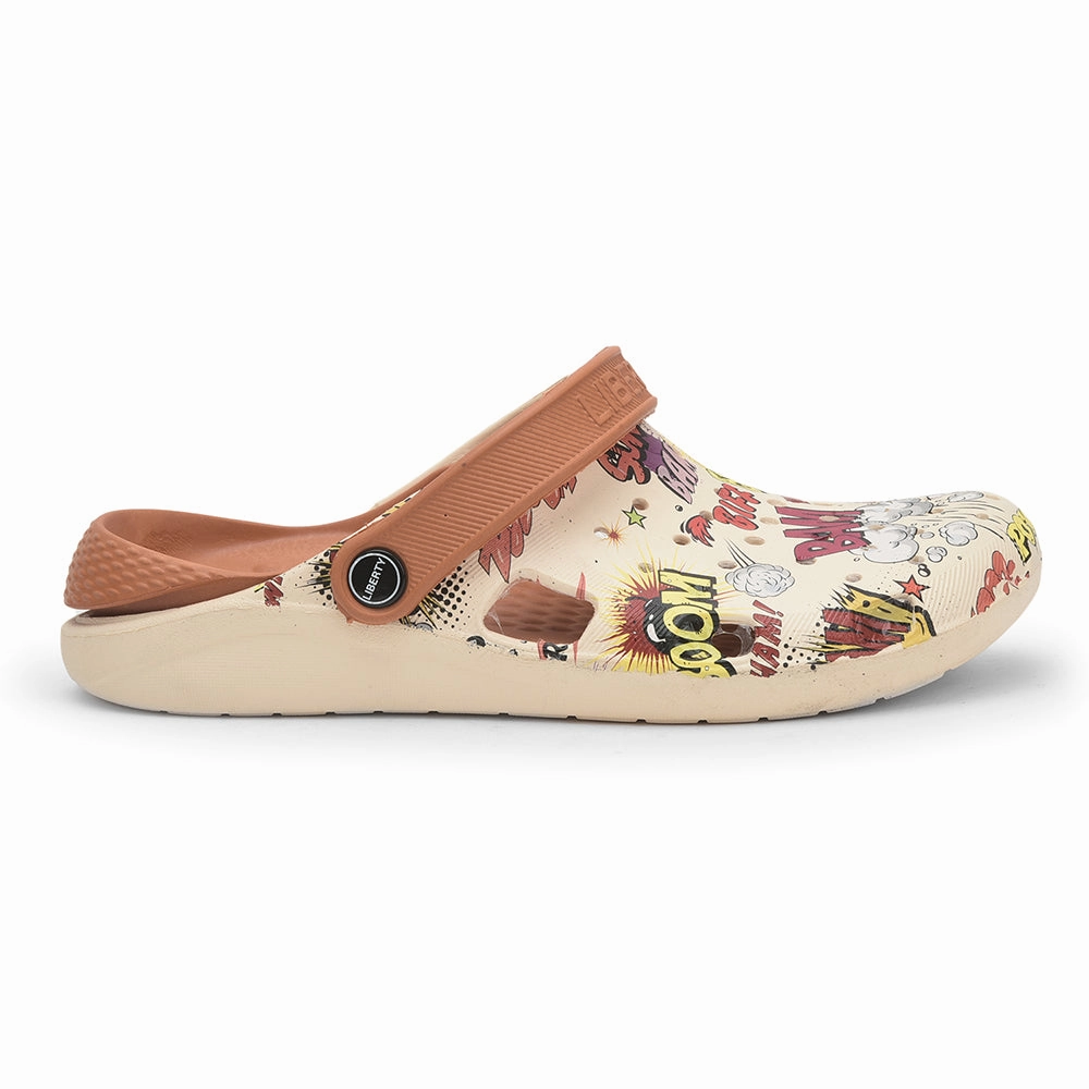 A-HA By Liberty LPMXT-810 Men Cream Clogs Earth Origins Sandals