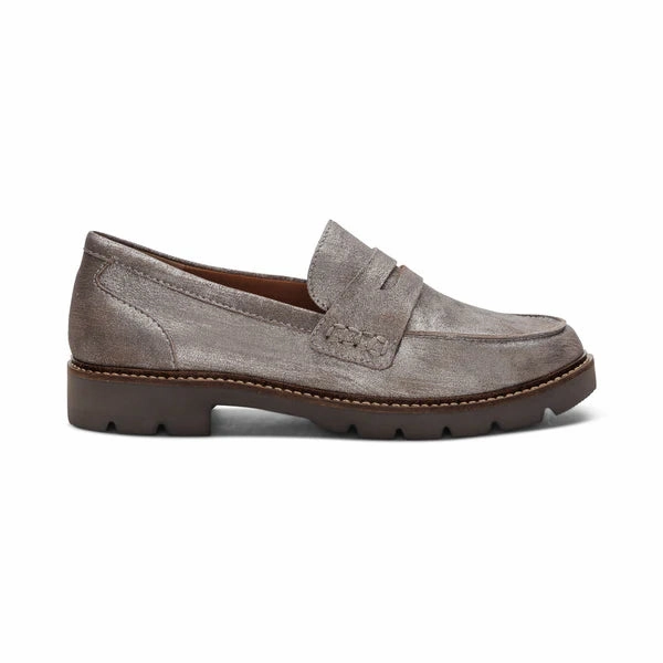 AETREX COLLETTE - BRUSHED SILVER North Face Loafers
