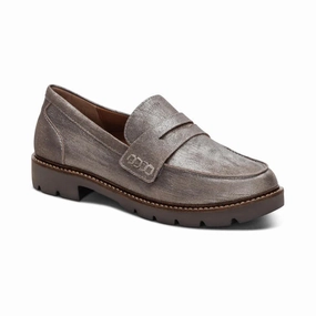 Socks With Loafers Or Not AETREX COLLETTE - BRUSHED SILVER