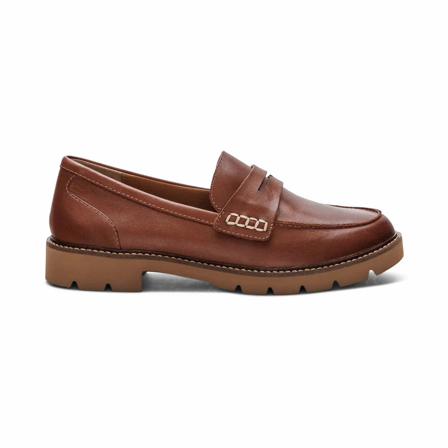 AETREX COLLETTE - COGNAC New Republic Loafers