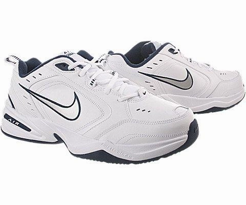 Air Monarch IV 4E Running Shoes 12 White Metc Silvermidnight Navy Nike Court Borough Low Recraft Shoes Sneaker
